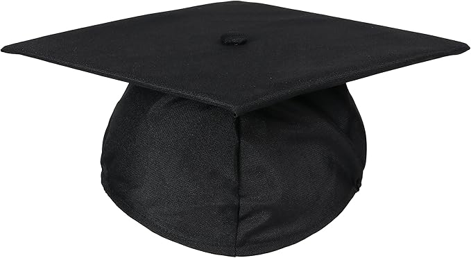 Unisex Adult Matte Graduation Cap with Tassel Year Charm