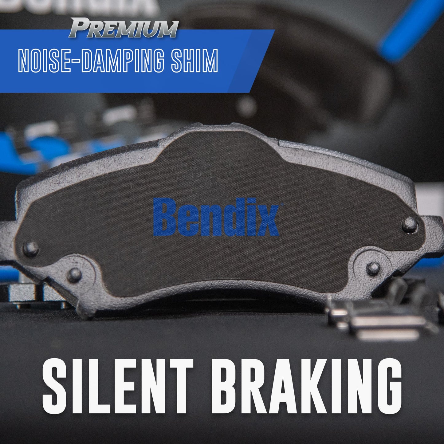 Bendix Premium SBC1363 Ceramic Front Brake Pads for select Cadillac Escalade, ESV, EXT, XTS, Chevrolet Avalanche, Cheyenne, Express 1500, Silverado, Suburban, Tahoe, GMC Savana, Sierra Classic, Yukon
