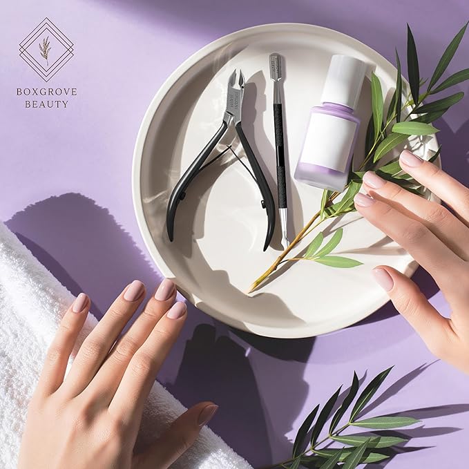 Professional Cuticle Cutter & Pusher Trimmer Manicure Tools with Double Spring – Perfect Nail Care Tool for Manicure & Pedicure Beauty at Home/Spa/Saloon