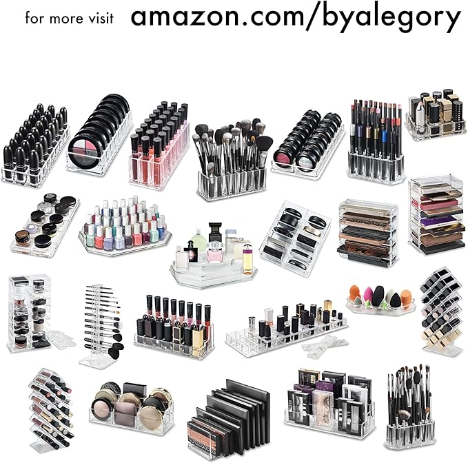 Acrylic Rollerball Perfume Organizer Beauty Scent Holder 24 Space Organization Refillable Container Tall Scented Oil Storage Display Case (2)