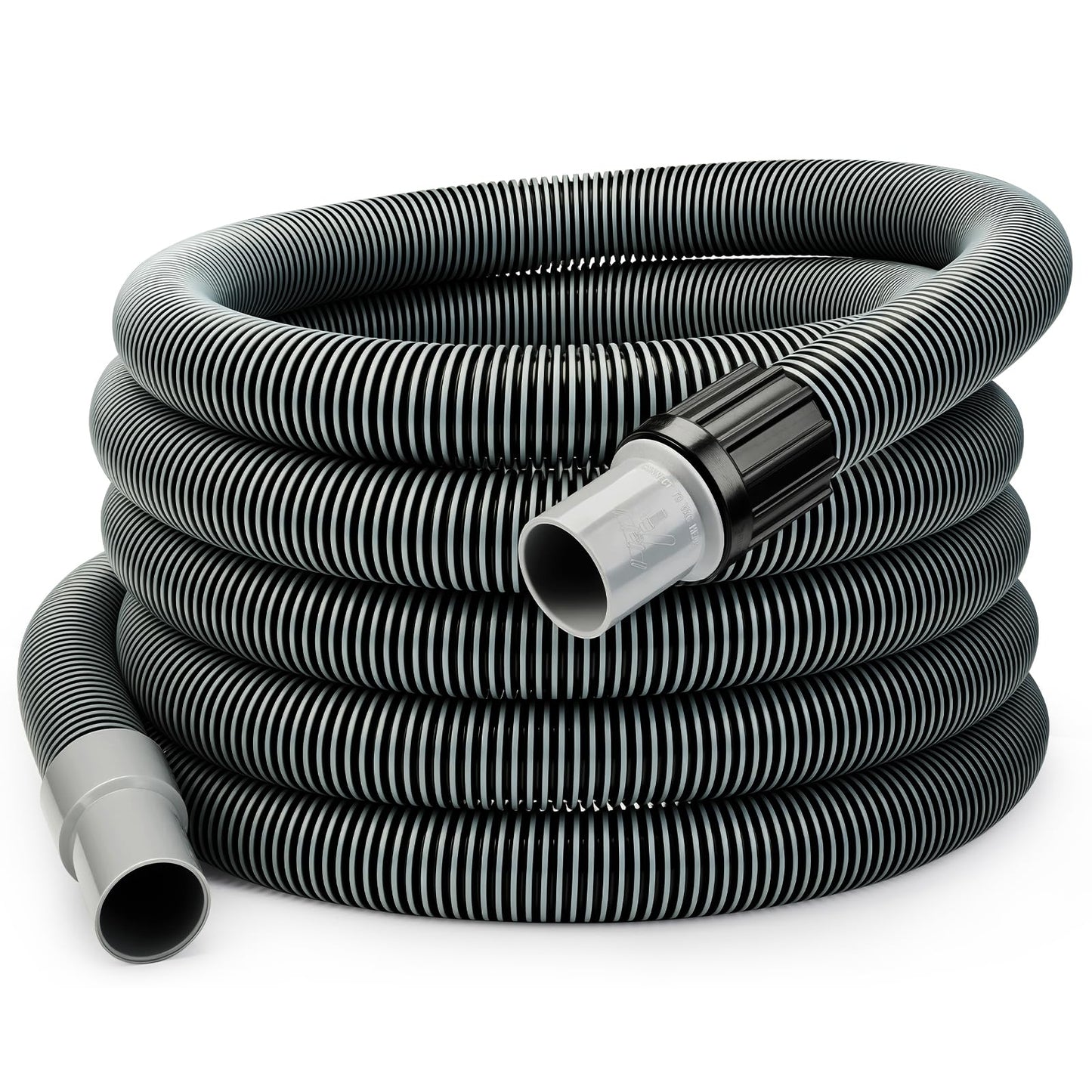 Sepetrel Manual Pool Vacuum Hose 1-1/2" x 40 ft, Kink-Free Swivel Cuff Heavy Duty Spiral Wound Pool Cleaner Hose for Inground & Above Ground Pools, Skimmer,Not for Automatic Cleaners