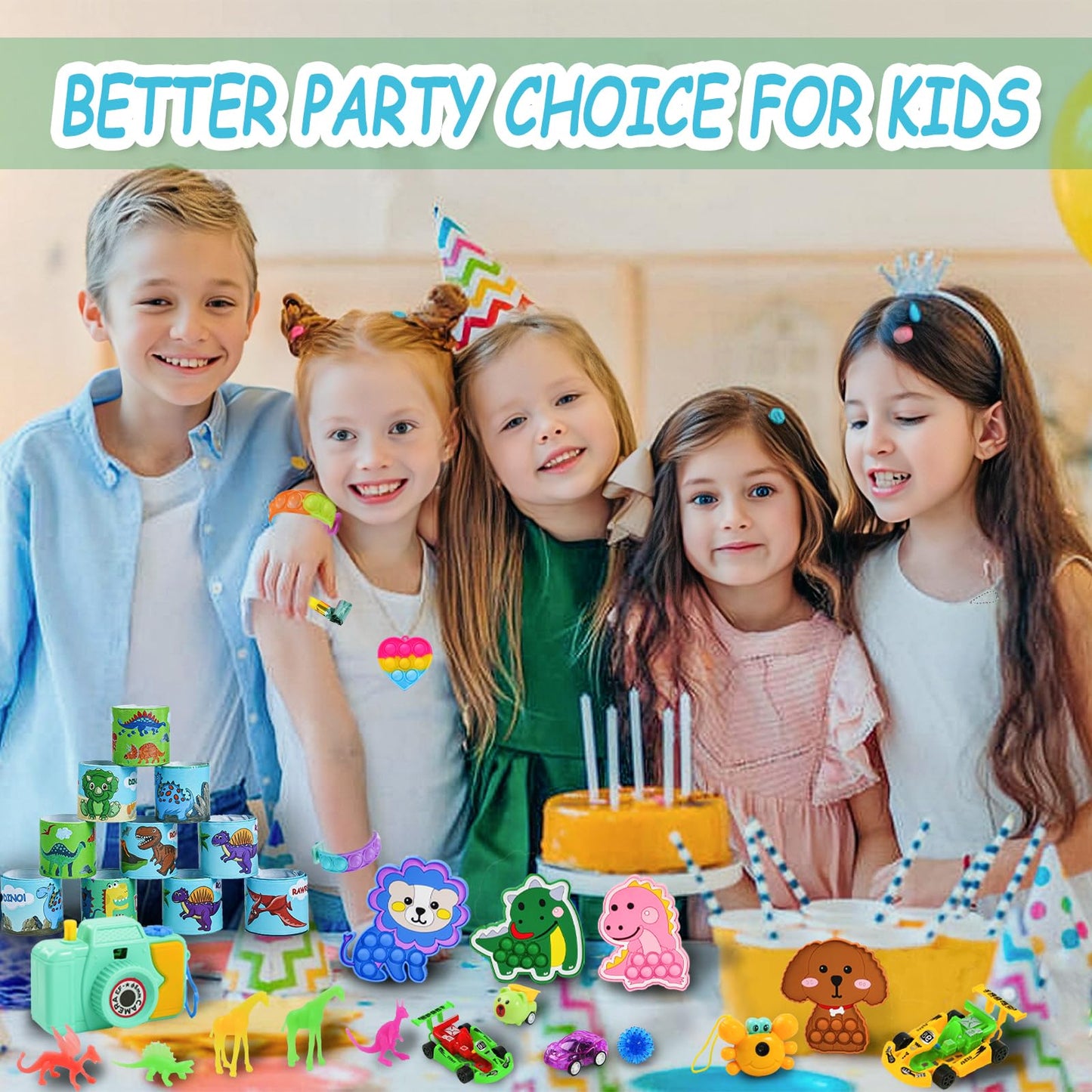1000 Pcs Party Favors for Kids, Fidget Toys Bulk, Prizes for Kids, Fidget Stocking Stuffers Birthday Party Gifts, Carnival Treasure Classroom Prizes Box, Goodie Bag Stuffers, Birthday Party Toys