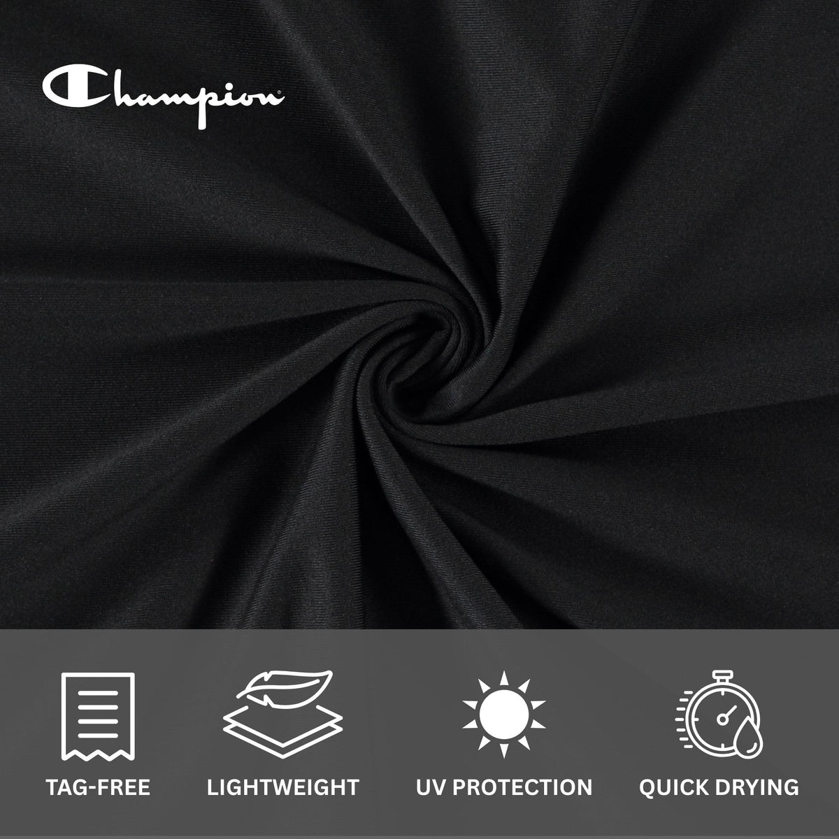 Champion Rash Guard for Men, Long Sleeve Mens Swim Shirt for Fishing Hiking UPF+ 50 SPF Sun UV Protection, Quick Dry