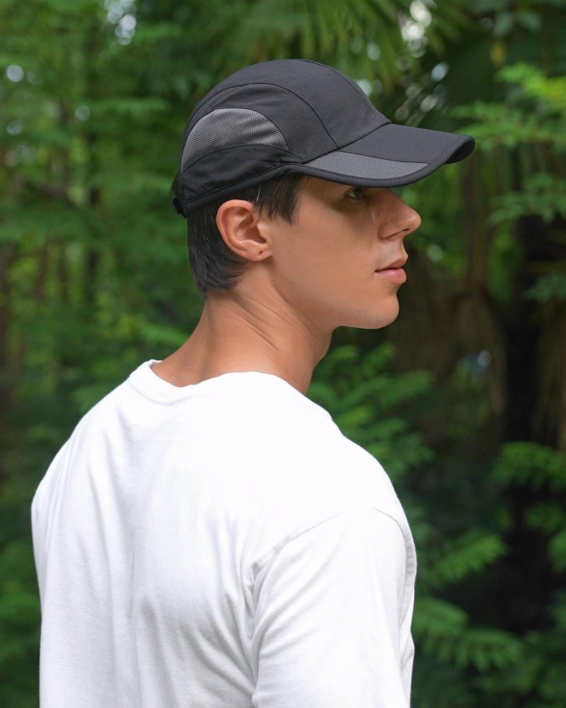 GADIEMKENSD Outdoor Running Hat Men's Dri Fit Cooling Sports Hats Quick Dry Golf Hats UPF50+ Baseball Cap Breathable Airy Mesh Dad Caps for Workout Camping Tennis Hiking Army Green M
