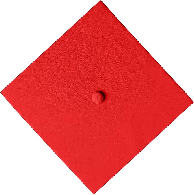 GradPlaza Matte Graduation Cap 2025 and 2026 Tassel Adult Graduation hat for High School College