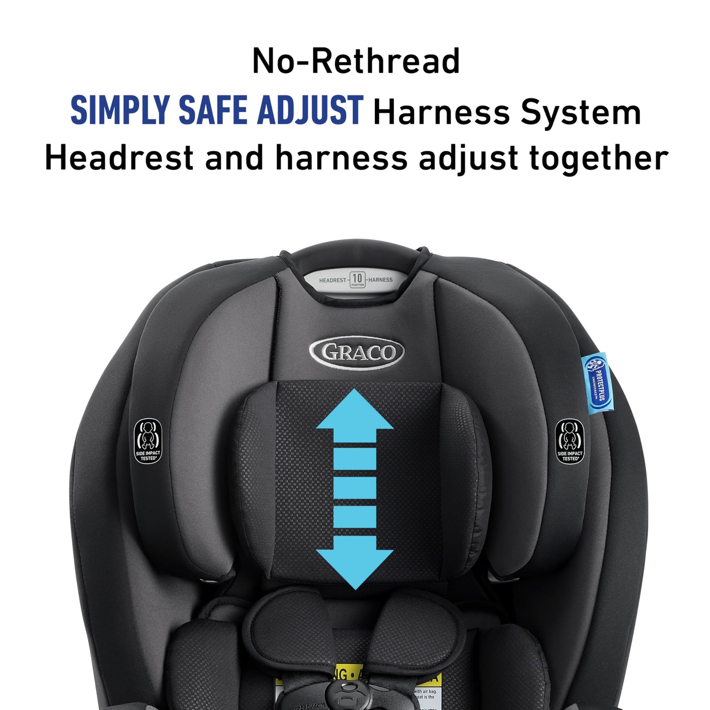 Graco TriRide 3-in-1 Reclining Car Seat, Kipling - Rear & Forward Facing Car Seat, Highback Booster, Adjustable Headrest