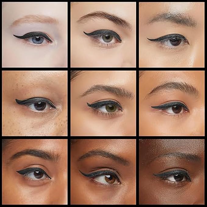 Luxillia Magnetic Eyeliner for Magnetic Eyelashes, Upgraded Strongest Hold, Most Natural Look, Waterproof, Smudge Proof Liquid Liner in Black