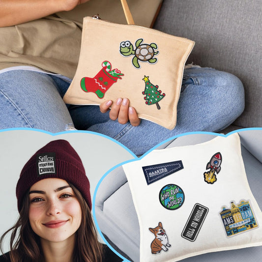 100Pcs Random Assorted Styles Embroidered Patches, Sew on/Iron on Patch Applique for Clothes, Dress, Hat, Jeans, DIY Accessories
