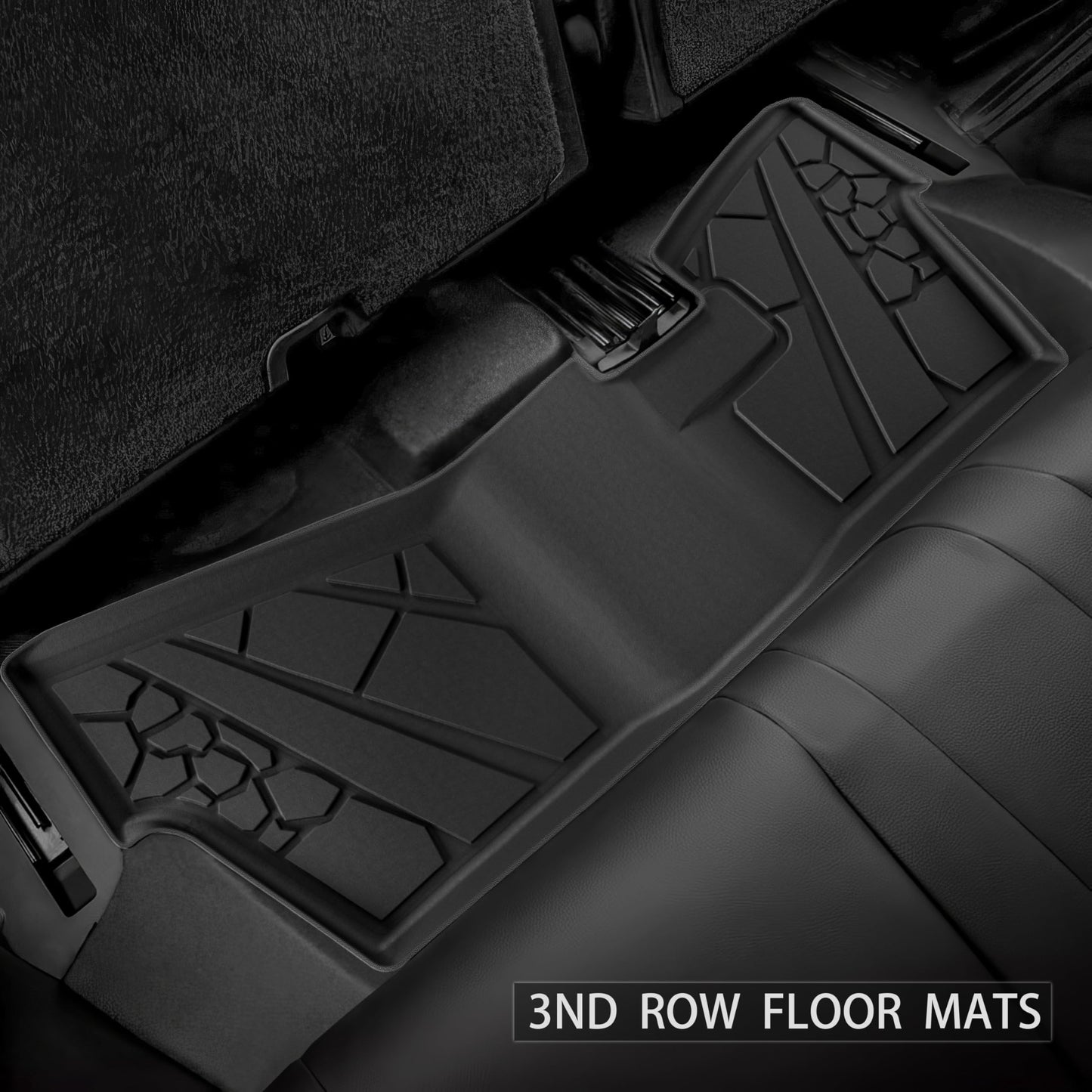 KARPAL Floor Mats for Honda Pilot 2016-2022 (8 Seats, No Elite Models), All Weather Protection TPE Floor Liners Accessories Car Mats, Front & 2nd Row & Backrest Mat & Cargo Liner