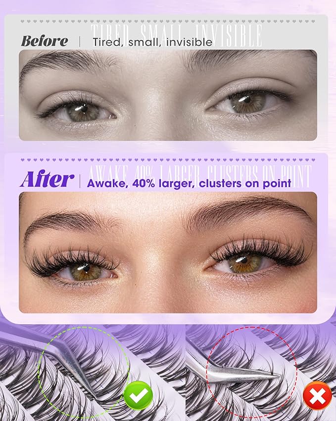 Spider Lash Clusters Natural Breeze Cluster Eyelash Extensions Wispy Eyelash Clusters D Curly Individual Lashes Clusters Pestañas Postizas Naturales Fluffy Spider Lash Clusters by Delyneph