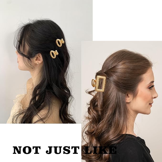 12 Pack Metals Mini Hair Clips for Women Mom Wife Daughter Girls Girlfriends,Medium Hair Claw Clips for Long Hair,Small Cute Gifts for Female with Thick Hair or Thin Hair