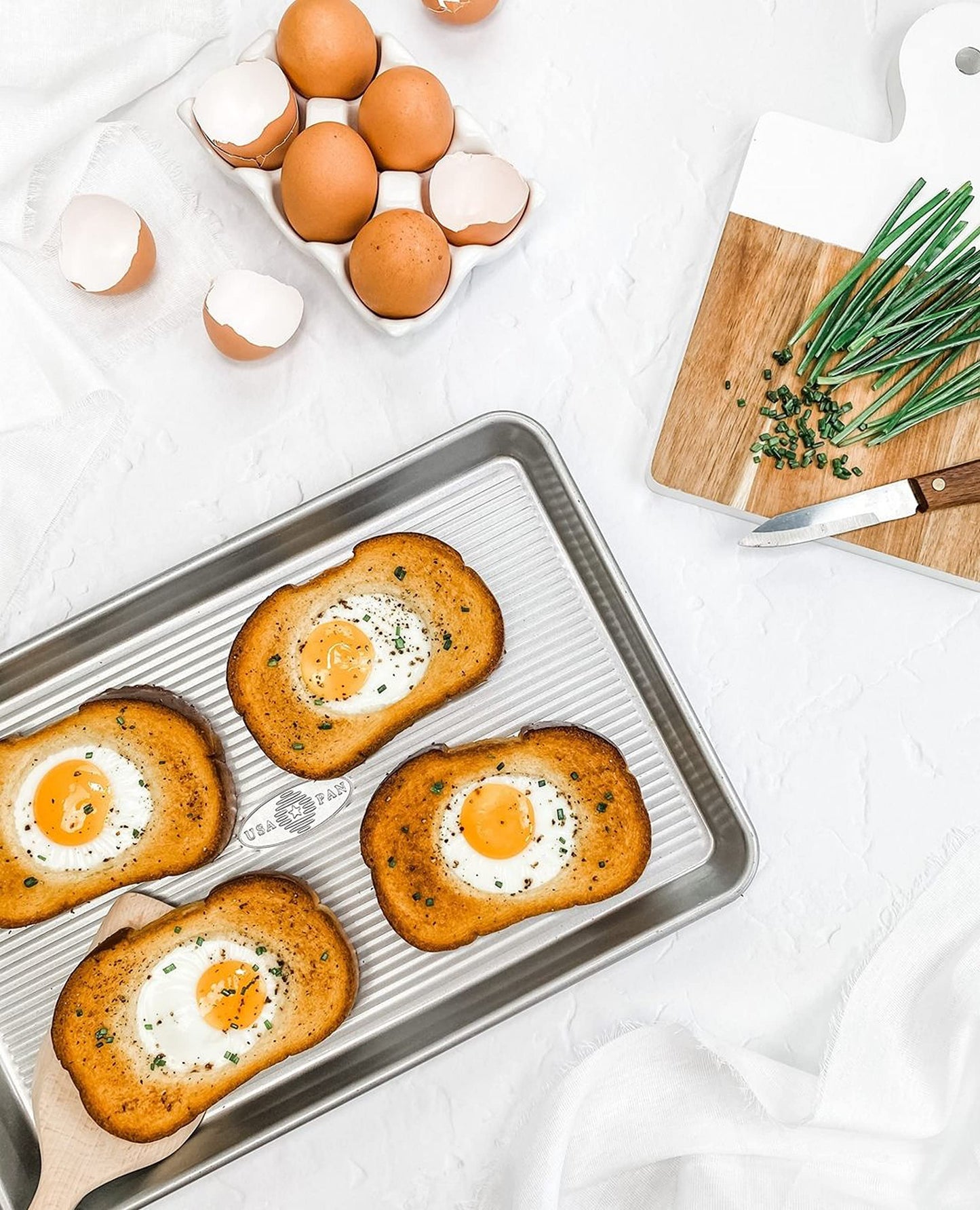 USA Pan Nonstick Quarter Sheet Pan, Set of 2