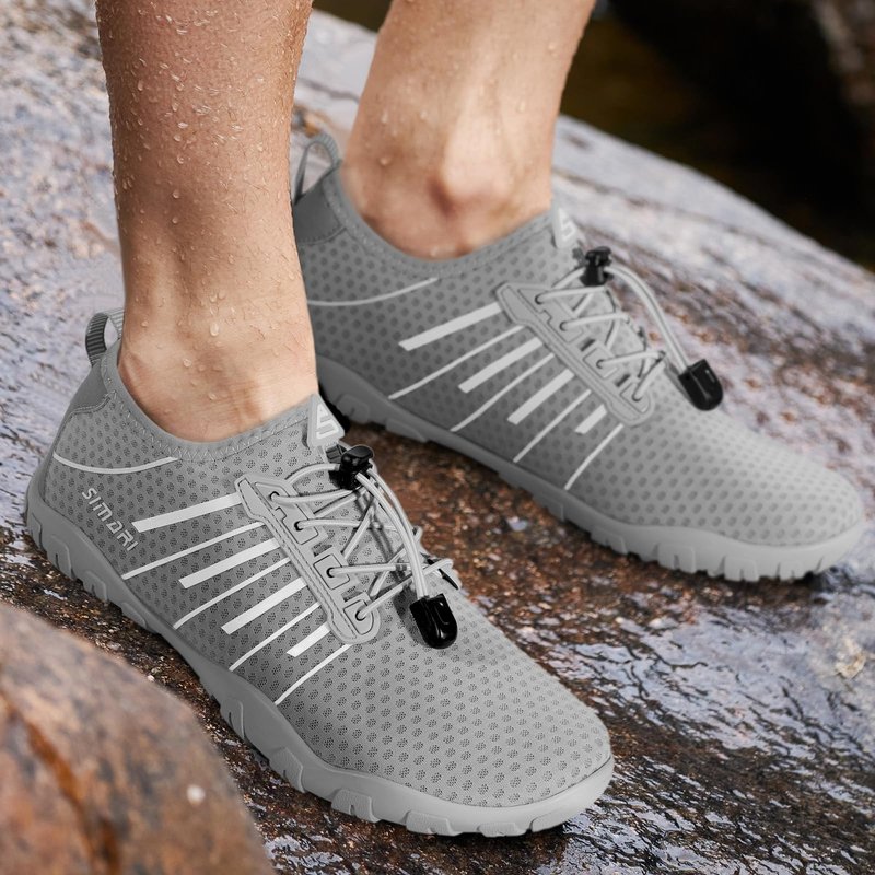 SIMARI Water Shoes for Women Men - Barefoot Quick-Dry Aqua Socks | Lightweight Swim Shoes for Surfing, Swimming, Beach Sports, Kayaking, Diving | Non-Slip Design