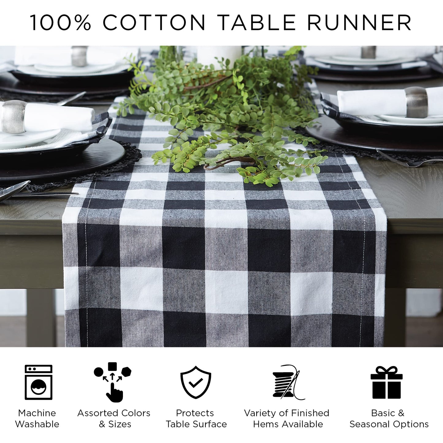 DII Southwest Collection Tabletop, Table Runner, Spice, "table runner, 14x72"""