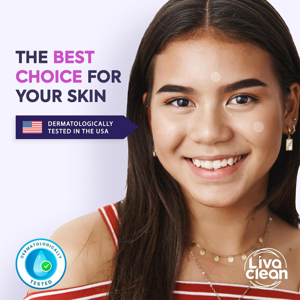 LivaClean 330 CT Pimple Patches for Face w/Salicylic Acid, Tea Tree Oil & Calendula Oil - Four Sizes - Pimple Patch, Hydrocolloid Patch, Acne Patches for Face
