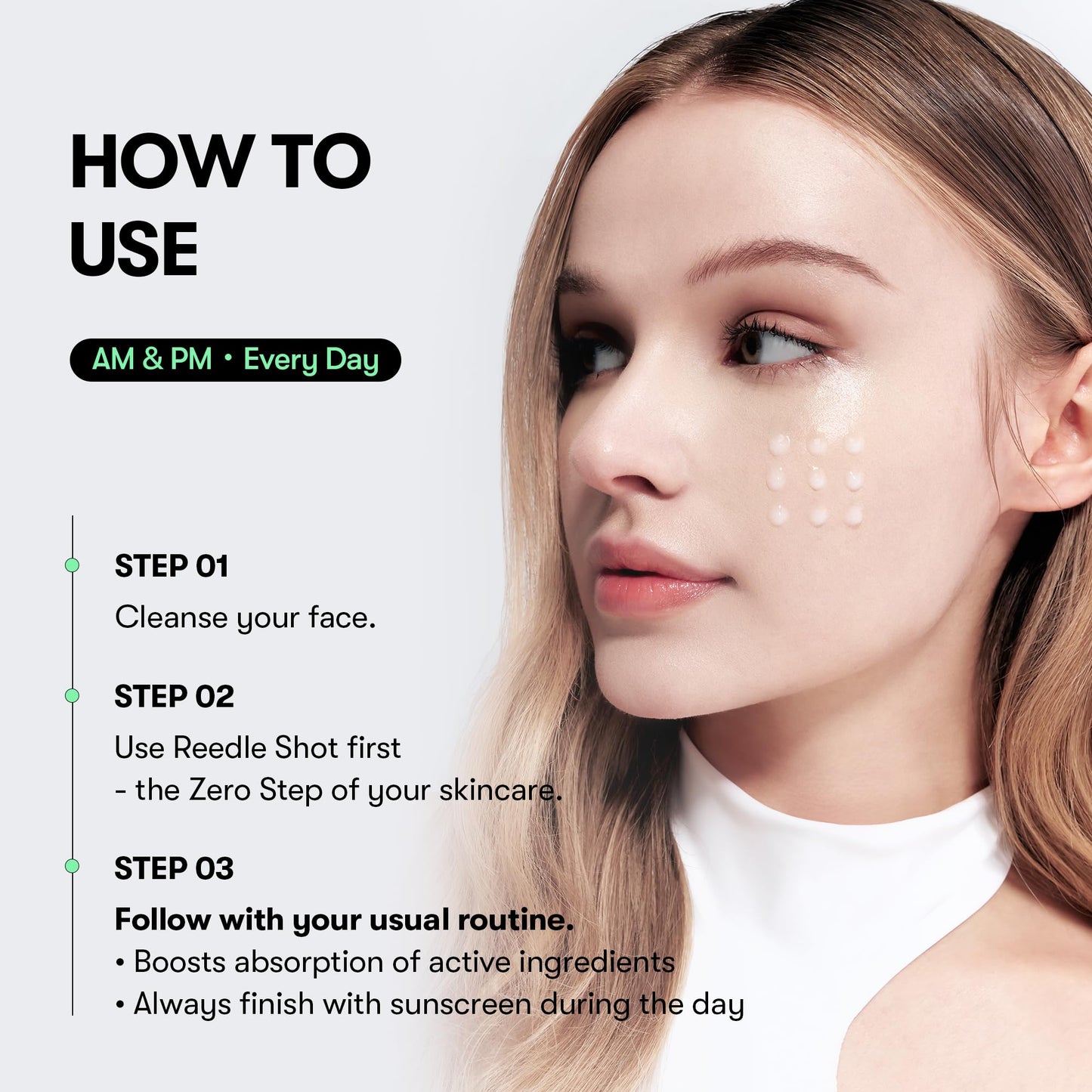 VT COSMETICS CICA Reedle Shot 50, Spicule Microneedling Serum for Pore Care & Exfoliation, Exosome, Centella Asiatica for Glass Skin, Smooth Texture, Korean Liquid Skin Booster (1.69 Fl Oz / 50ml)