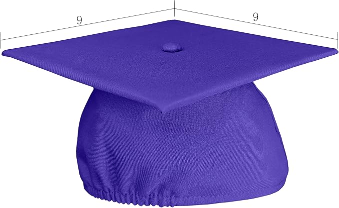 GradPlaza Matte Graduation Cap 2025 and 2026 Tassel Adult Graduation hat for High School College