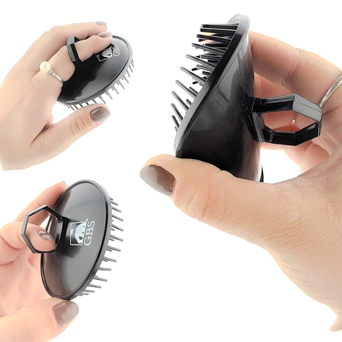 Scalp Massager Shampoo Brush for Dandruff, Hair & Scalp Care – Soft Silicone Bristles for Deep Cleaning & Relaxing Massage – Wet & Dry Use – Pack of 2”