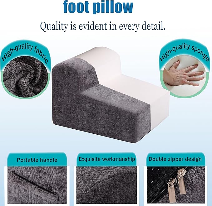 Foot Rest for Under Desk At Work.Ergonomic Foot Rest for Under Desk At Work,Rest for Under Desk Office & Home,Footstool Leg Elevation