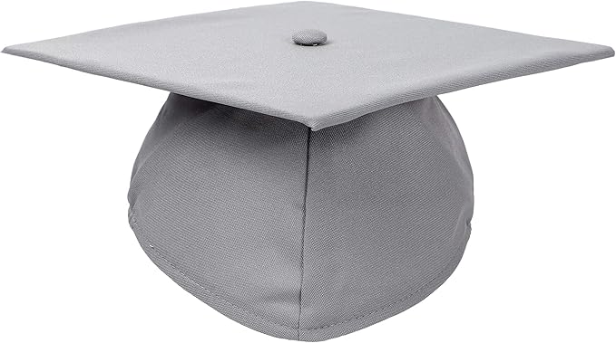 Unisex Adult Matte Graduation Cap with Tassel Year Charm