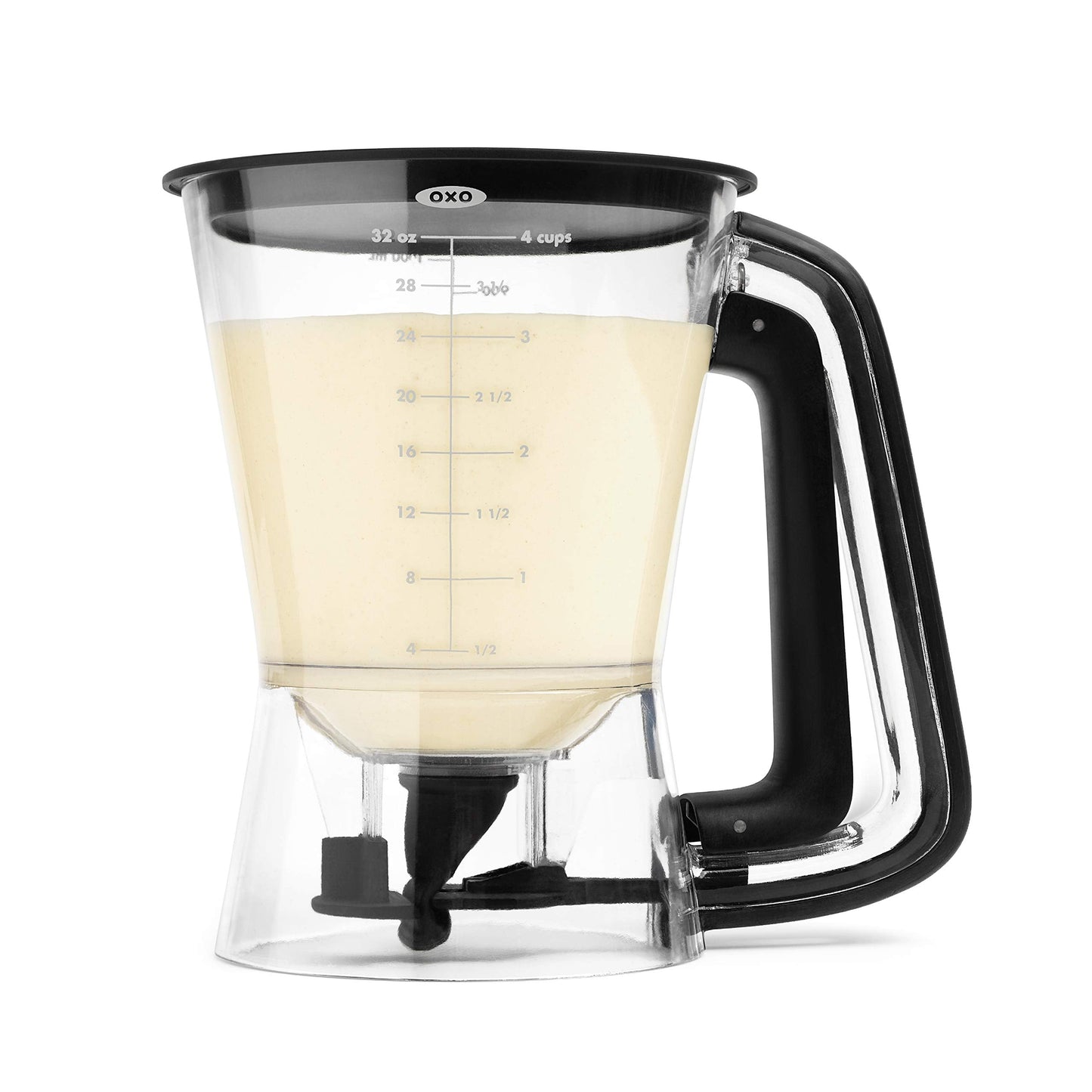 OXO Good Grips Precision Batter Dispenser & Good Grips 2QT Batter Mixing Bowl, White