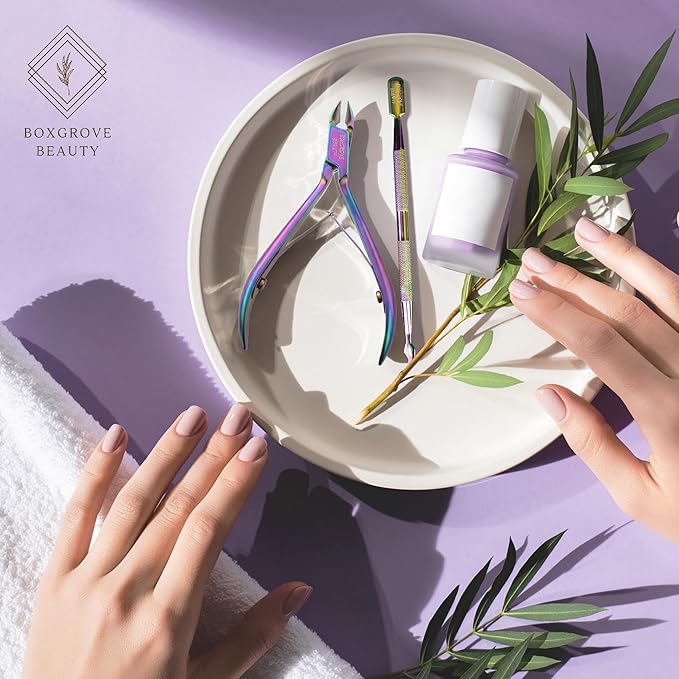 Professional Cuticle Cutter & Pusher Trimmer Manicure Tools with Double Spring – Perfect Nail Care Tool for Manicure & Pedicure Beauty at Home/Spa/Saloon
