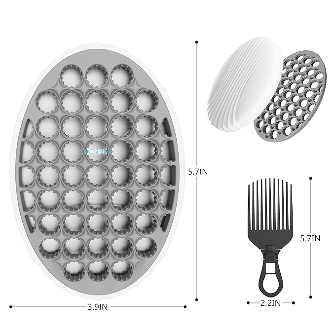 PARAO-Silicone Curling Brush,Magic Wave Afro Comb,Two Sides InterchangeTwist Tool,Hair Curler Brush For Men Women Boy Girl,2-Piece SetÃ¯Â¼ÂGrayÃ¯Â¼Â