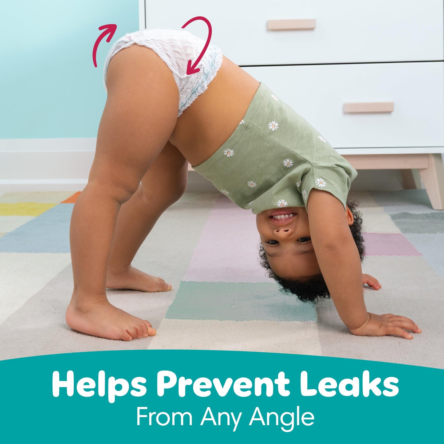 Pampers Diapers - Cruisers 360 - Size 6, 104 Count, Babyproof up to 100% Leakproof Pull-On Diaper