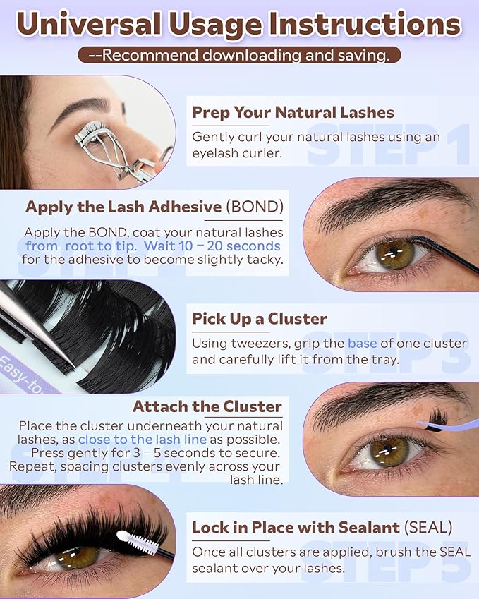 Wispy Lash Clusters with Spikes Salon-Like Eyelash Clusters DIY D Curve Cluster Eyelash Extensions Full Spiky Individual Lashes Cluster by Goddvenus (10-16mm 130Pcs)