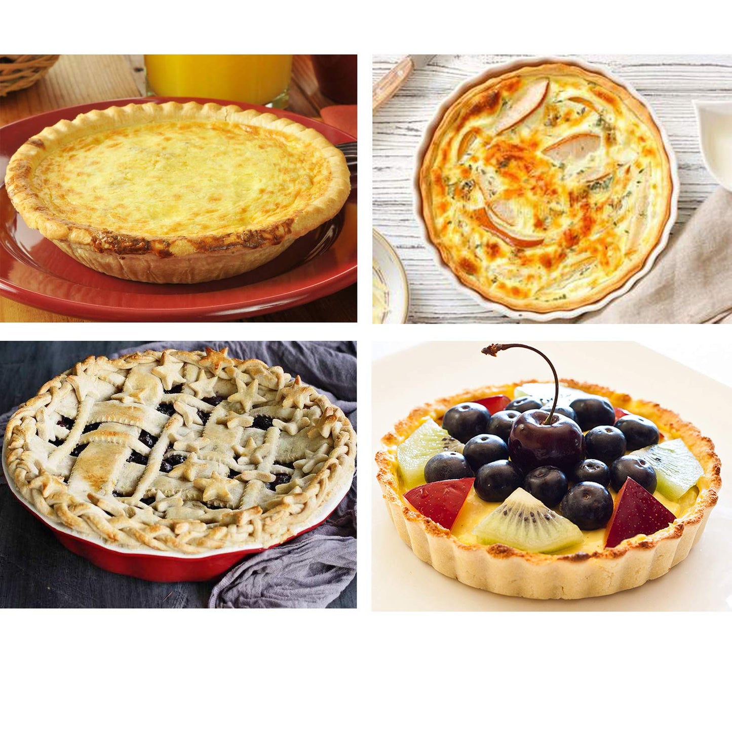 Waytiffer Pie Pans (100 Pack) 5 inch HEAVY-DUTY Disposable Aluminum Foil pie/tart Pans for Baking Personal Mini Pies, Foil Pie Tin for Bakeries, Cafes,Easily Stack & Store, Freeze & Reheat