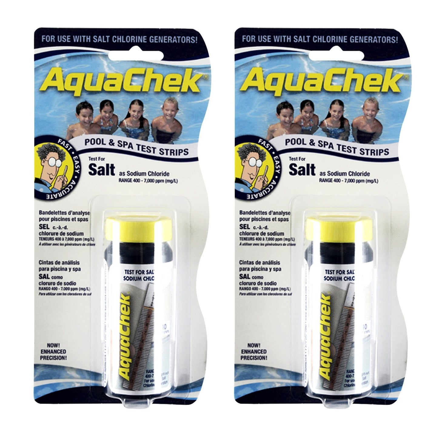 AquaChek 561141-02 Salt Water Test Strips for Swimming Pools, 10-Count, 2-Pack