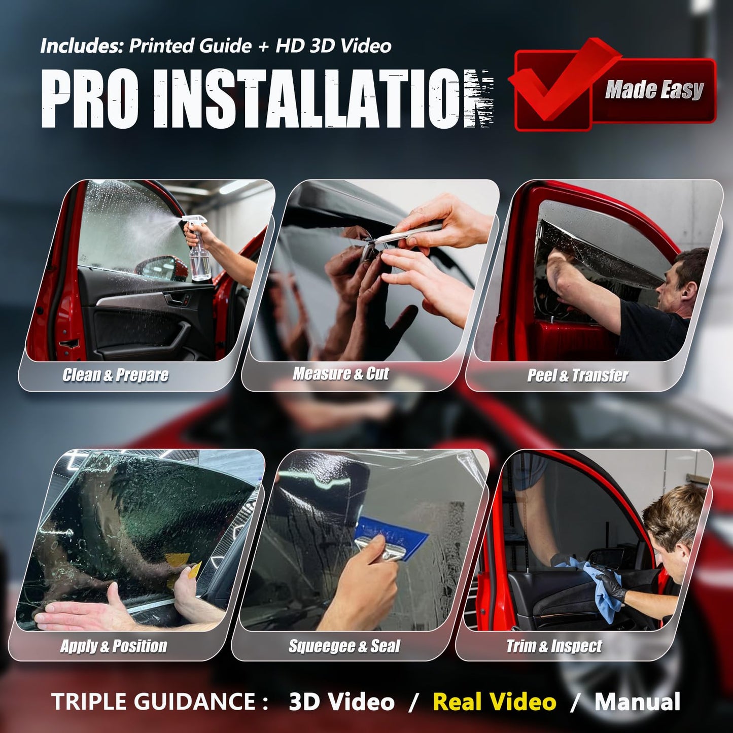 Vepagoo Ceramic Car Window Tint Film 20% VLT, 20" x30FT