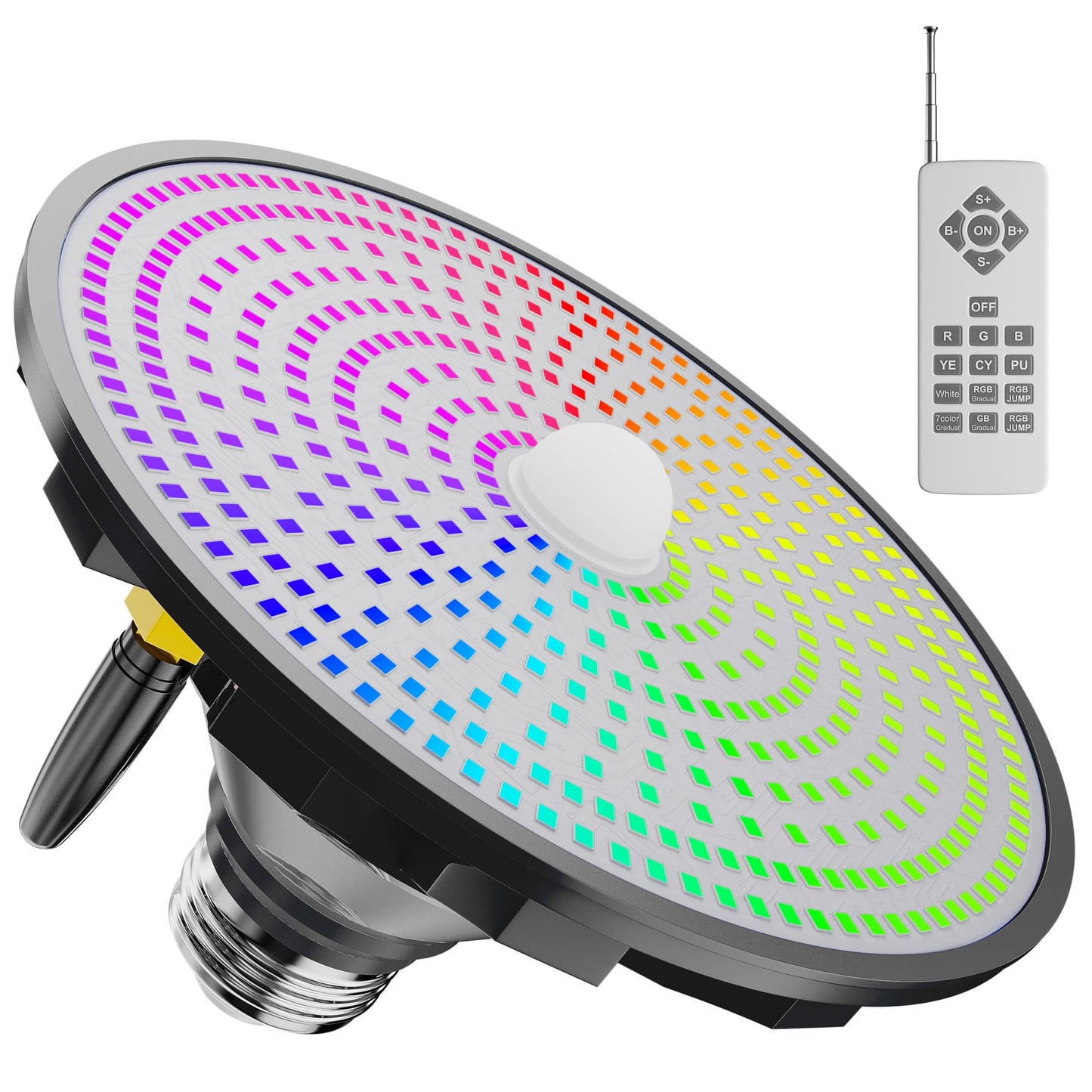 Jadisi LED Pool Light Bulb for Inground Pools – RGBW 70W Swimming LED Pool Lights, 12 Color Modes, Adjustable Brightness & Speed, Remote Control, Energy Efficient, E26 Base