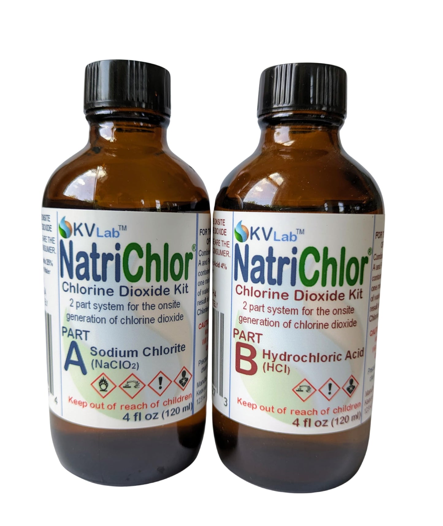 NatriChlor The Original CD w/HCL in Glass Extra Large 8 oz Total