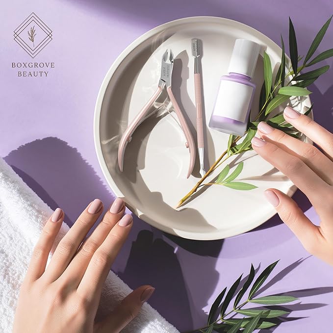 Professional Cuticle Cutter & Pusher Trimmer Manicure Tools with Double Spring – Perfect Nail Care Tool for Manicure & Pedicure Beauty at Home/Spa/Saloon