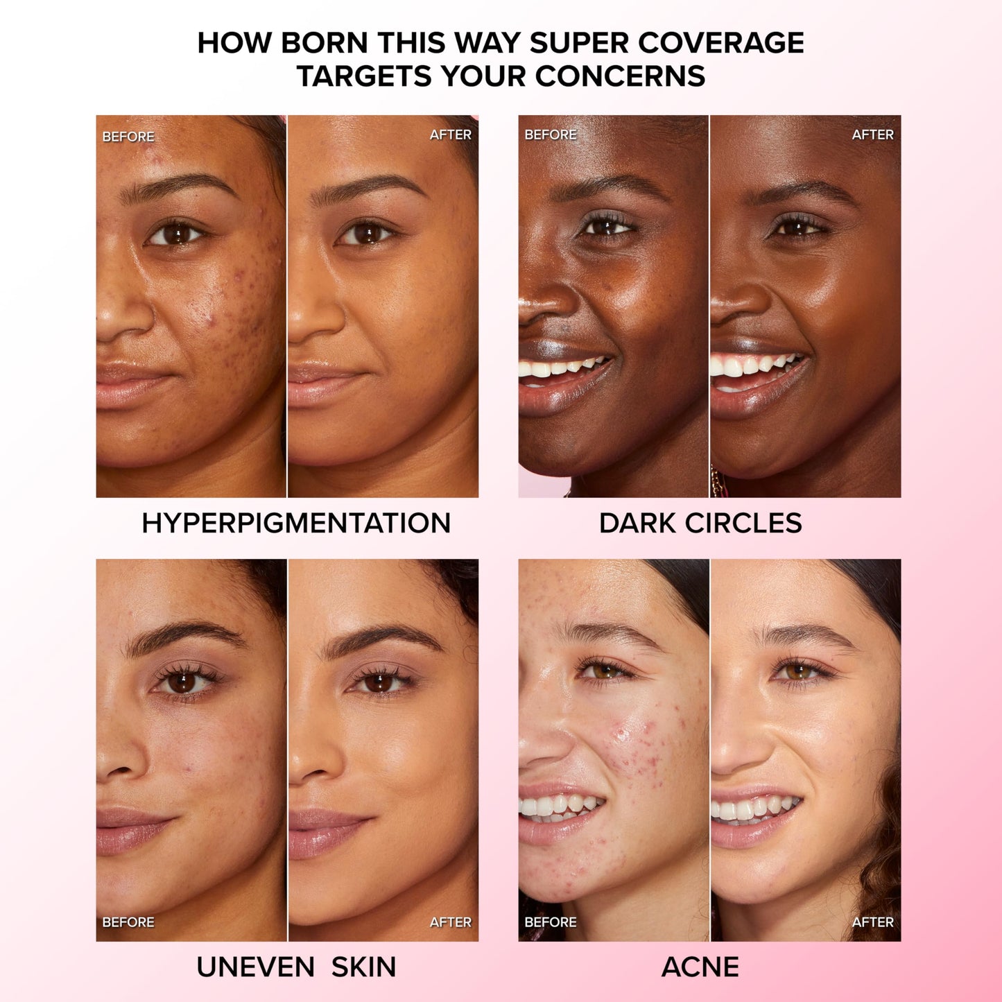 Too Faced Born This Way Super Coverage Multi-Use Concealer | Full Coverage, Non-Comedogenic, Oil Free + Long Lasting Concealer | Hyaluronic Acid + Coconut Water, 0.45 Fl Oz, Natural Beige