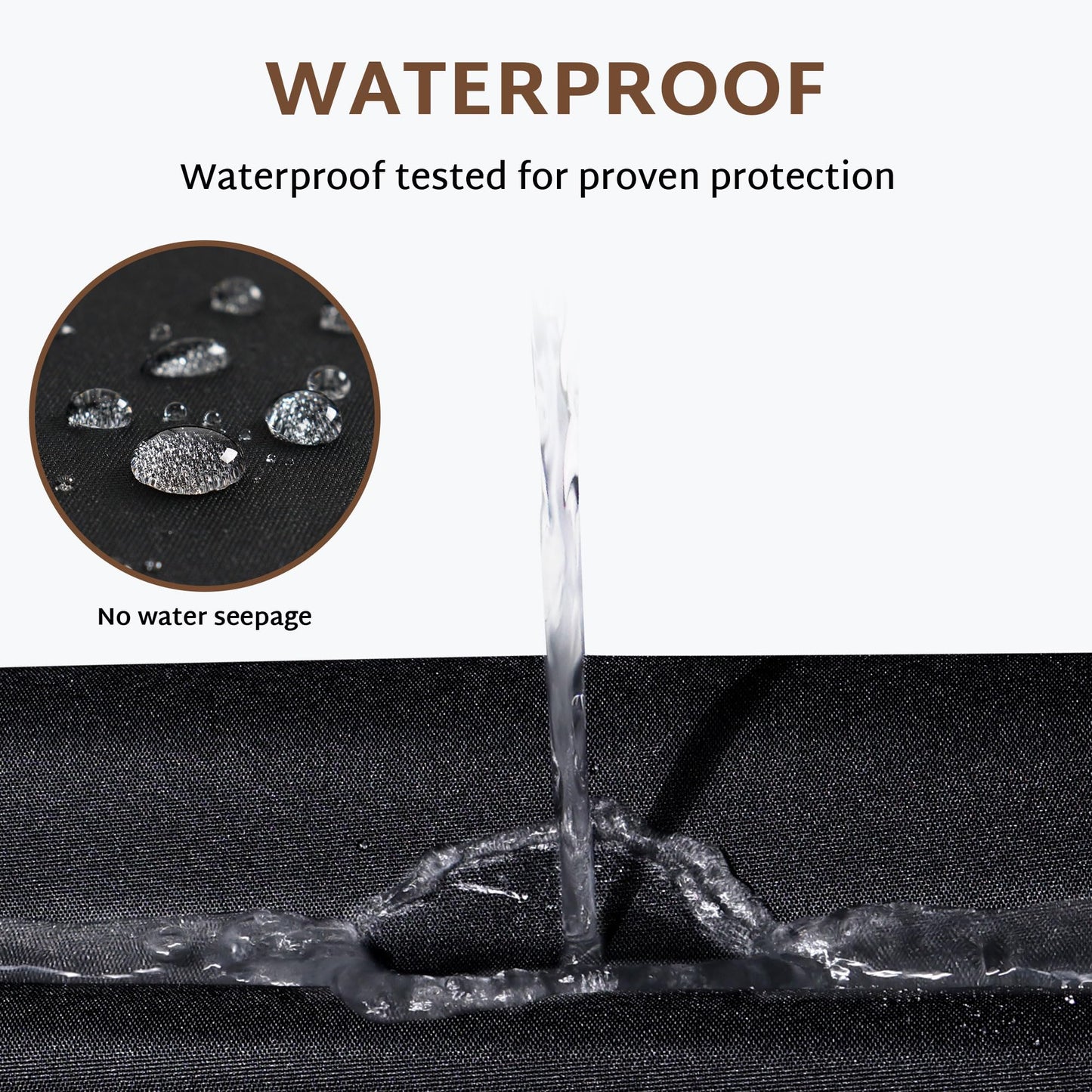 iBirdie Outdoor Waterproof Hot Tub Cover 88 x 88 inch fit 85 x 85 or 86 x 86 or 87 x 87 Square SPA 600D Heavy Duty Weatherproof Protectors Protective Cover Cap