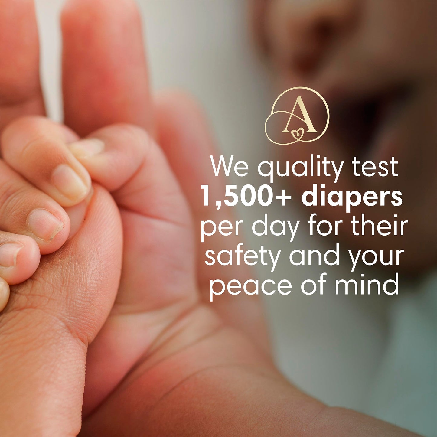 Pampers Amore, Size 0 (up to 10 lbs), 76 Count, Our Best Diaper – Hypoallergenic & Fragrance Free, Up to 100% Leakproof, Soft as Cashmere