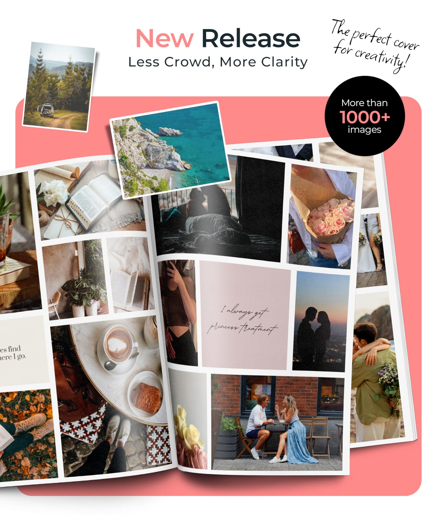 Vision Board Book Magazines with 1000+ Images – Scrapbook Supplies, Crafts for Adults, Clip Board, Junk Journal Supplies, Journaling Supplies, Board Books, Scrapbooking Supplies, Art Kit