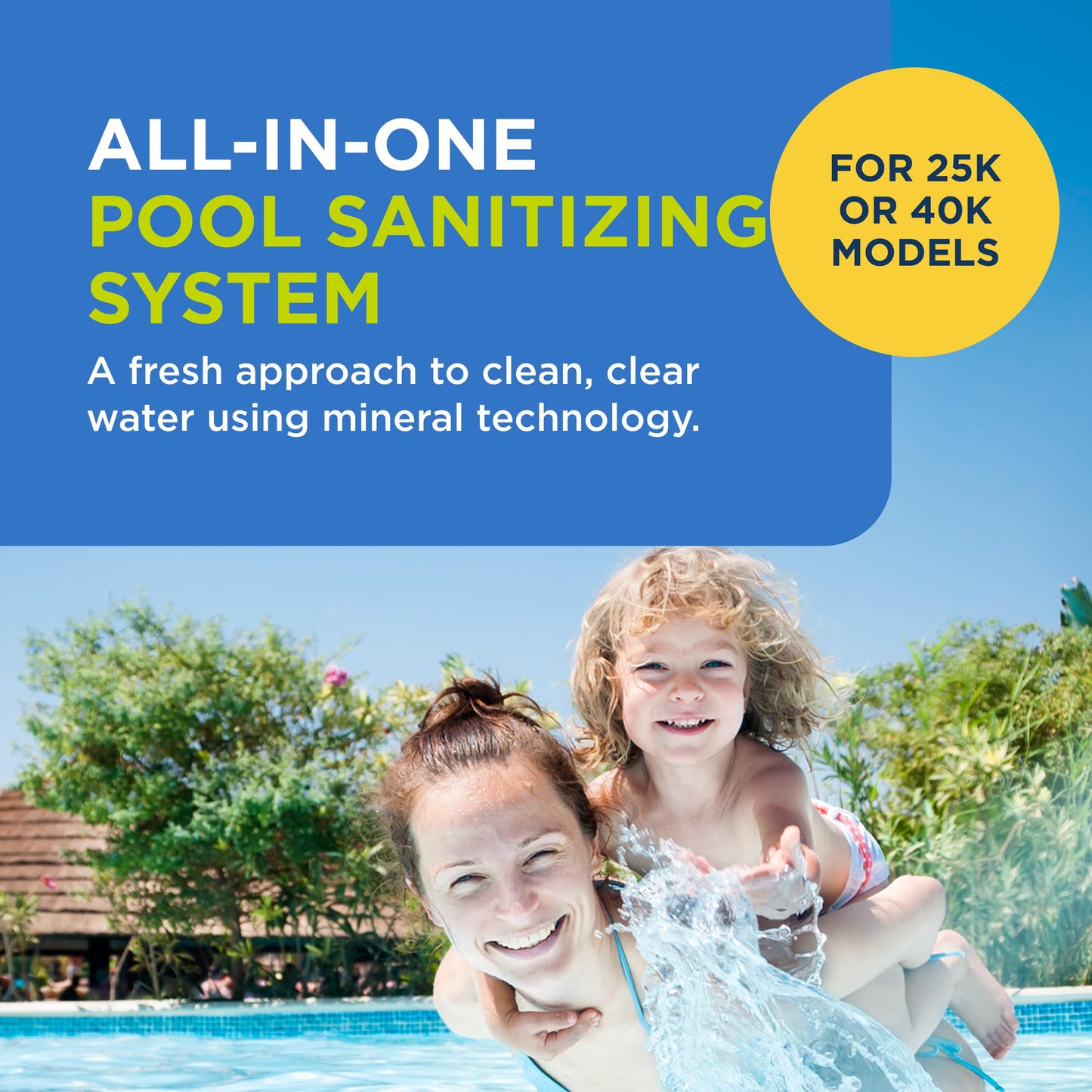 FROG Bac Pac Replacement Chlorine Cartridge for use with Pool FROG Model 5400 and 6100 Cyclers - Prefilled for Easy & Convenient Pool Sanitizing & Water Care - 1 Pack