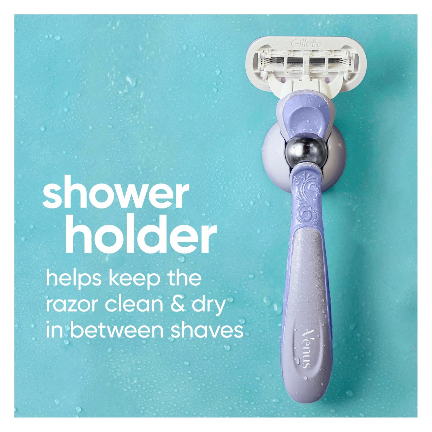 Gillette Venus Extra Smooth Contour Razor for Women, Includes 1 Reusable Razor Handle + 4 Count 5-Bladed Razor Refills, Women's Razor with Flexiball Pivoting Handle and Shower Holder