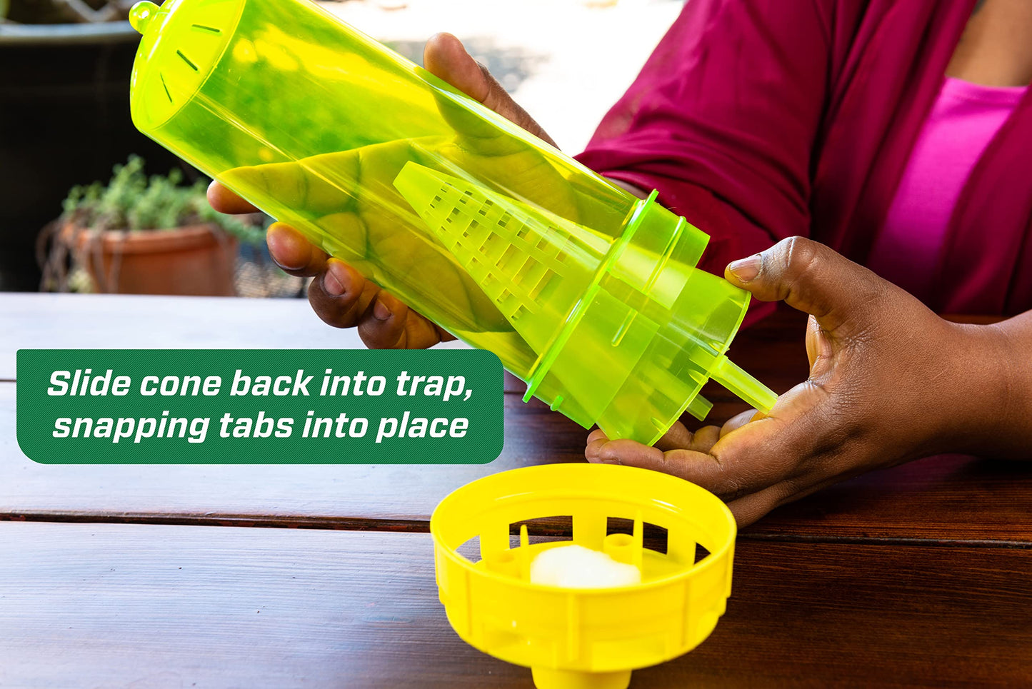 RESCUE! Reusable Yellowjacket Trap – Includes Attractant - 4 Traps
