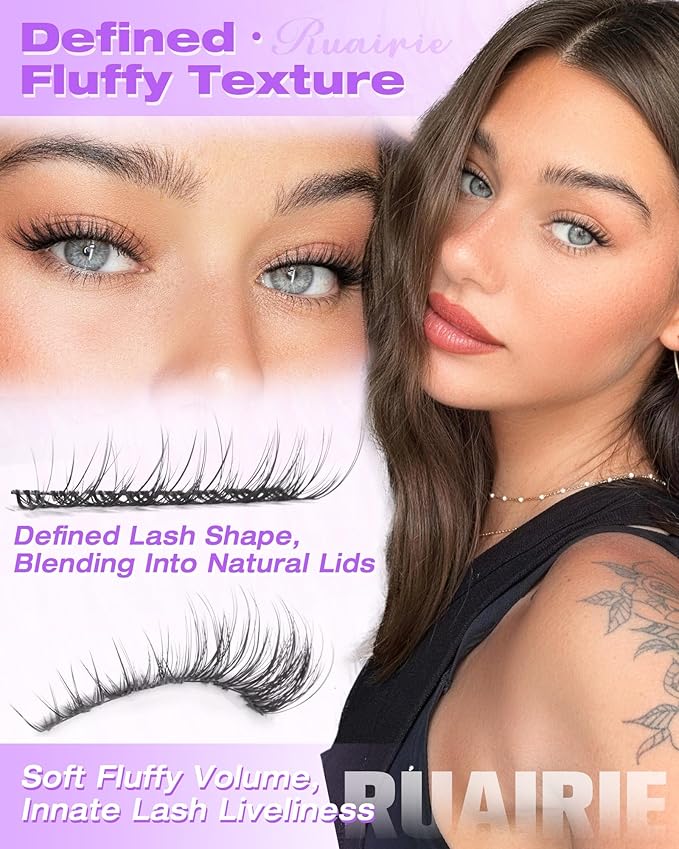 Wispy Lash Clusters Spider Natural Eyelash Clusters Breeze CD Curly Cluster Eyelash Extensions 8-16mm Daily Wear Cleangirl Makeup Cluster Lashes Faux Mink Individual Lashes for Comfortable Wear