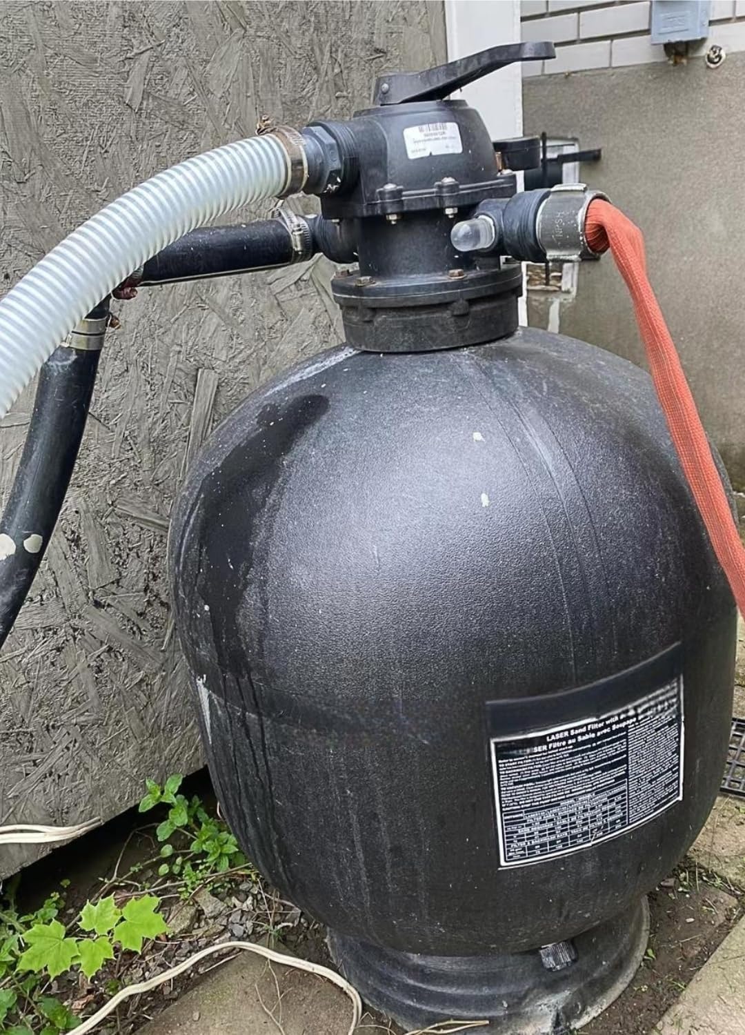1 1/2 "-12 Ft Pool Filter Pump Connection Hose Premium Kink Free PVC Swimming Replacement Tube for Above Ground Pools, Includes 2 Hose Clamps and Can Be Cut as Needed
