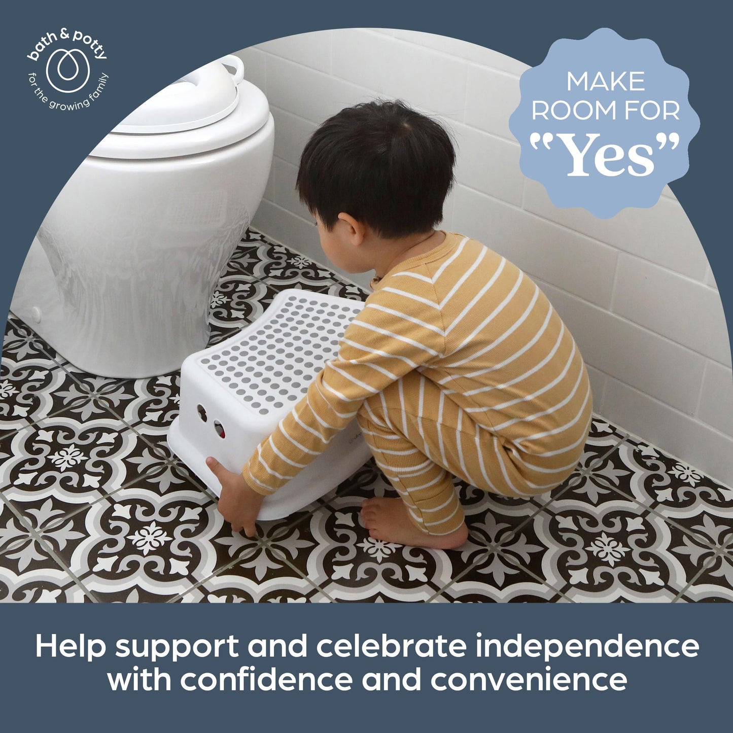 Dreambaby Step Stool for Kids - Non-Slip Base and Contoured Design for Toilet Potty Training and Sink Use (Pack of 2)