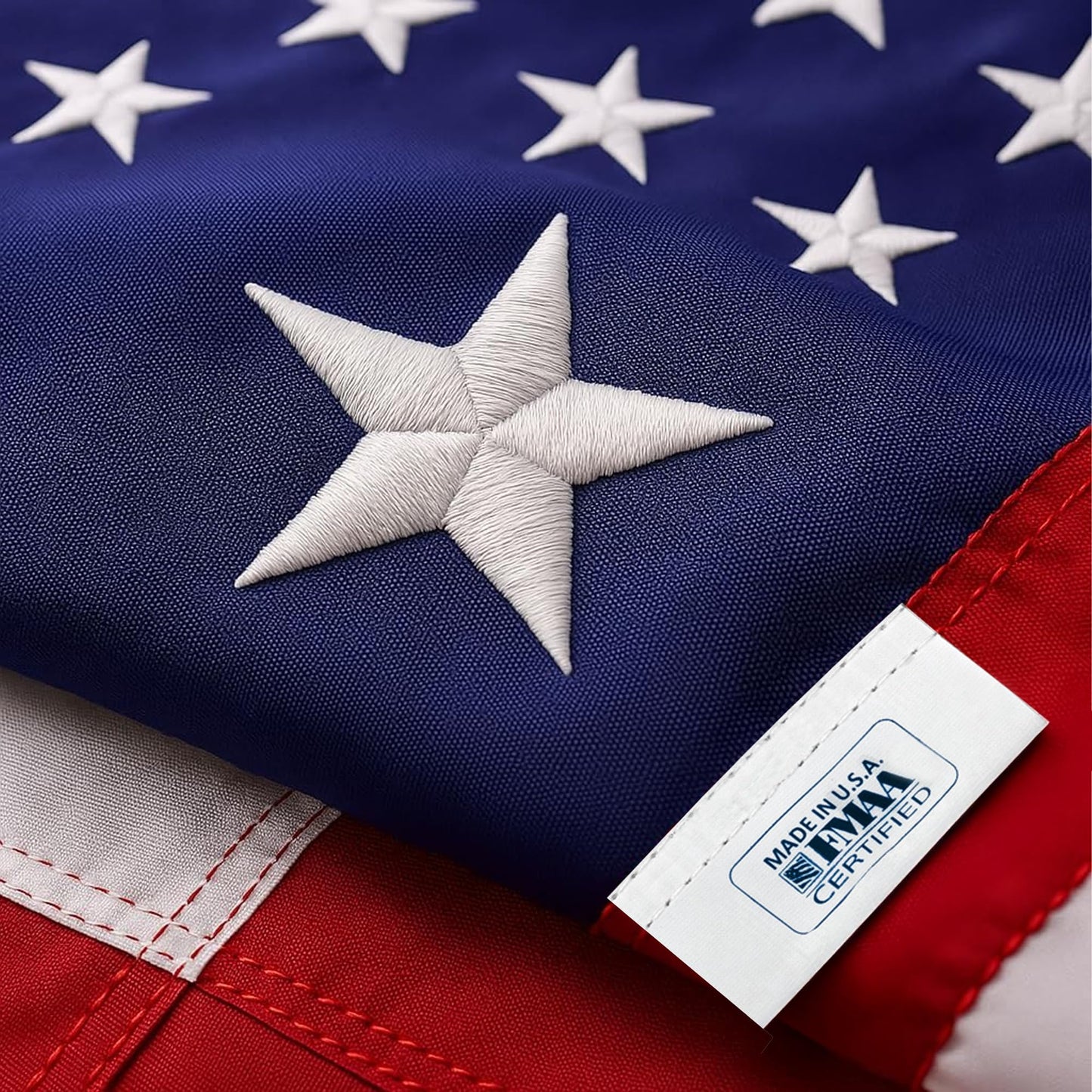 American Flag | American Flags for Outside 4X6 |100% Made in USA Flags-not imported - US Flag 4X6 American Flag Heavy Duty Outdoor with Embroidered Stars and Sewn Stripes | Flag for Outside-FMAA CERTIFIED
