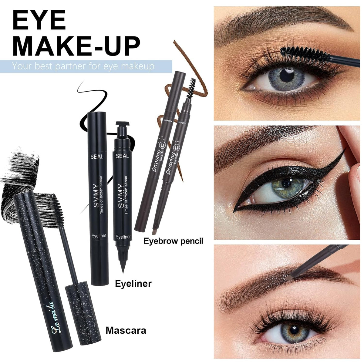 Makeup Kit Full Kit for Women Makeup Kit Full Kit for Teenagers Eyeshadow Palette Lip Gloss Foundation Mascara Eyeliner Cosmetic Brushes Cosmetic Bag etc. (20Middle)