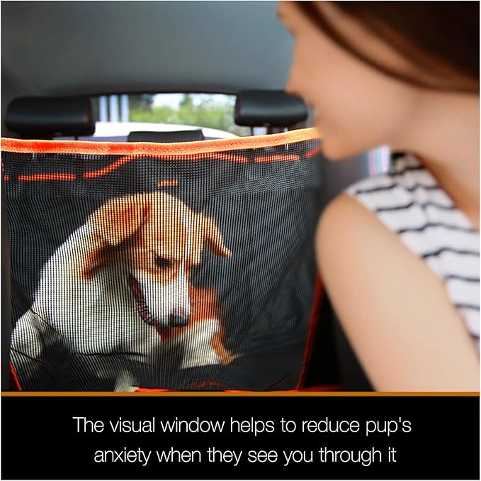 iBuddy Dog Car Seat Cover for Back Seat Waterproof Dog Car Hammock Protects Your Vehicle from Scratches, Hair, and Dirt Easy to Install & Clean Oxford Machine Washable Universal Fit Pet Seat Cover
