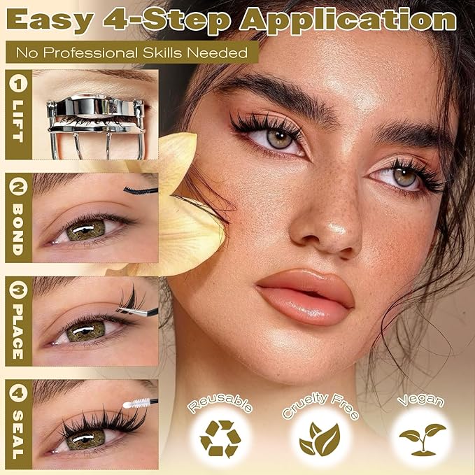 ALICE Lash Clusters with Spikes Anime Eyelash Clusters Natural Manga Eyelash Extensions 10-14mm Lash Extensions Thin Band DIY Left & Right Individual Lashes Cat Eye