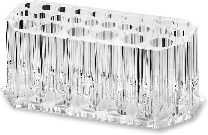 BY ALEGORY Acrylic Nail Art Tool Organizer Storage for Storing Pro Beauty Finger Nailcare Art Kit Tools Makeup Display Case Refillable Container Holder Organization
